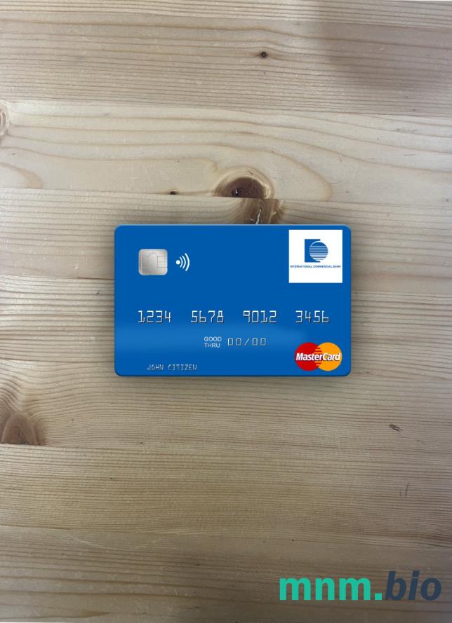 Senegal The International Commercial bank wygląd zdjęcia mastercard skan PSD + zdjęcie